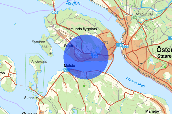 Valla 13 mars 18:56, Fylleri/LOB, Östersund