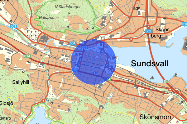 Stenstan 14 mars 12:43, Brand, Sundsvall