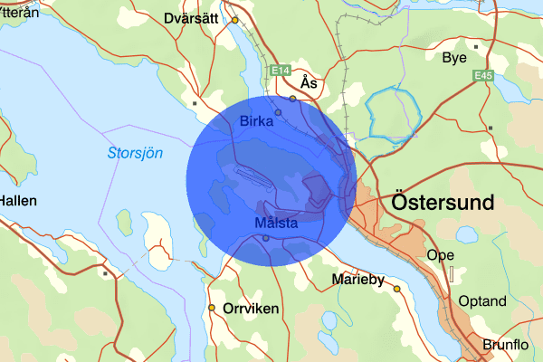 Frösön 14 mars 12:35, Trafikkontroll, Östersund