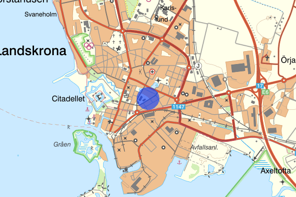 Ödmanssonsgatan 14 mars 22:31, Brand, Landskrona