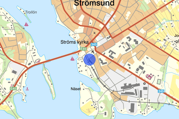 Strömsunds busstation 15 mars 07:03, Trafikkontroll, Strömsund