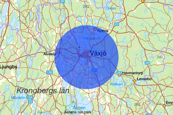 Växjö 15 mars 09:57, Trafikolycka, Växjö