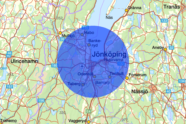 Jönköping 15 mars 10:46, Trafikolycka, Jönköping