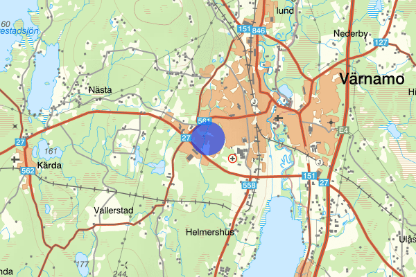 Silkesvägen 15 mars 12:36, Arbetsplatsolycka, Värnamo