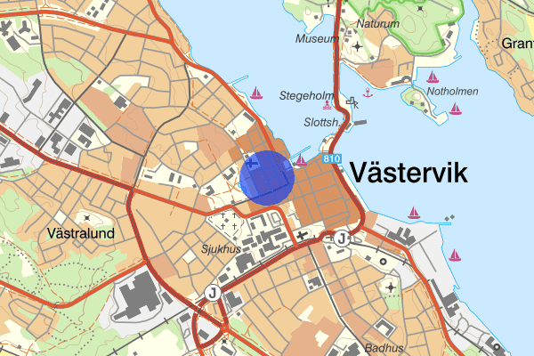 Östra Kyrkogatan 16 mars 02:17, Rattfylleri, Västervik