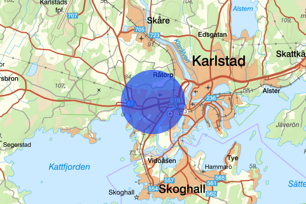 Hagalund 16 mars 14:41, Rattfylleri, Karlstad