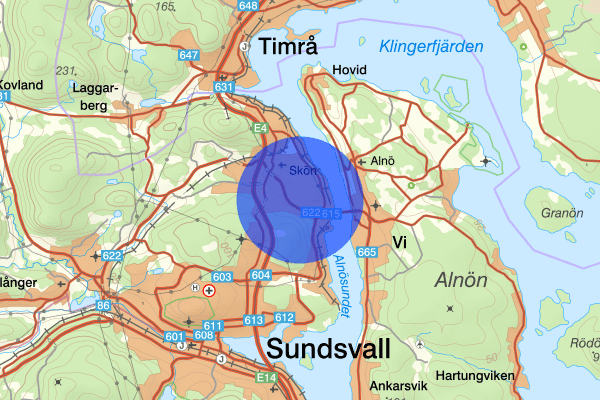 Ljustadalen 16 mars 14:47, Rattfylleri, Sundsvall