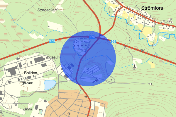 Finnforsvägen 16 mars 15:38, Trafikolycka, Skellefteå