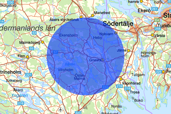  16 mars 18:34, Olaga frihetsberövande/människorov, Södermanlands län