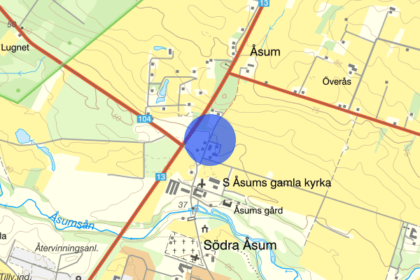 Södra Åsumsvägen 17 mars 01:56, Rattfylleri, Sjöbo