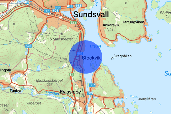 Bredsand 17 mars 10:50, Motorfordon, anträffat stulet, Sundsvall