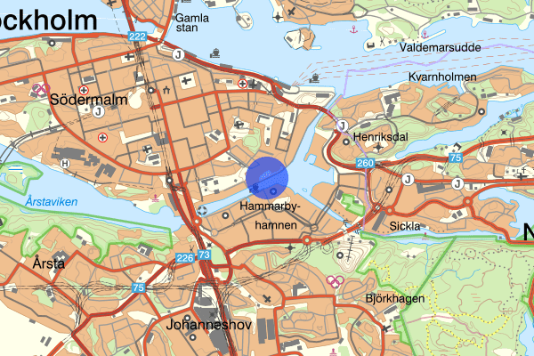 Norra Hammarbyhamnen 17 mars 13:42, Åldringsbrott, Stockholm