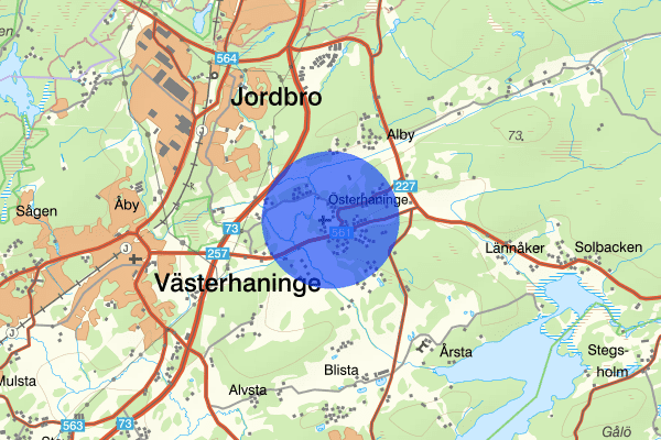 Österhaninge 18 mars 17:34, Rattfylleri, Haninge