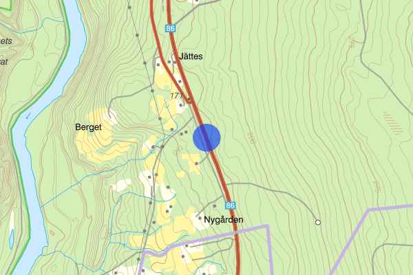 Länsgränsen Jämtland-Västernorrland 19 mars 08:04, Sammanfattning natt, Jämtlands län