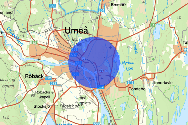 Fridhem 19 mars 11:10, Trafikkontroll, Umeå