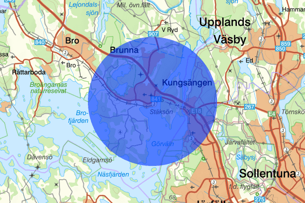 Kungsängen 19 mars 11:29, Vapenlagen, Upplands-bro