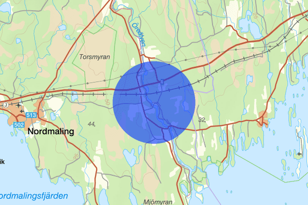 Håknäsbacken 20 mars 06:57, Trafikolycka, Nordmaling