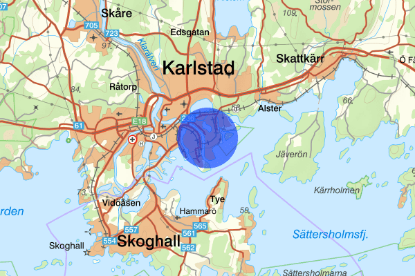 Örsholmen 20 mars 13:25, Trafikolycka, Karlstad