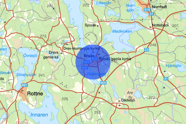 Braås 20 mars 16:01, Arbetsplatsolycka, Växjö