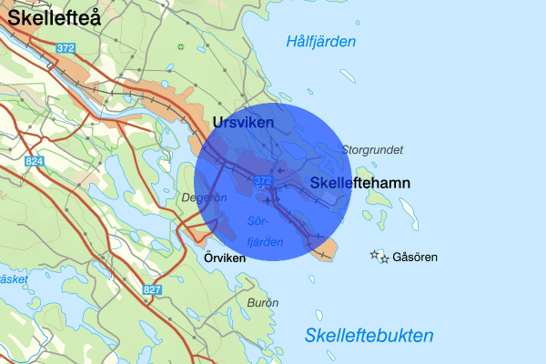 Skelleftehamn 20 mars 15:58, Brand, Skellefteå