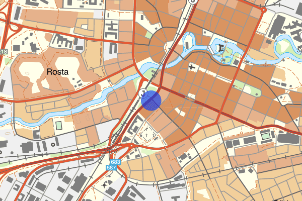 Östra Bangatan 20 mars 17:00, Trafikolycka, Örebro