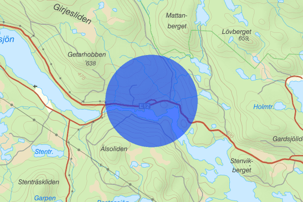 Slussfors 20 mars 17:46, Trafikolycka, vilt, Storuman