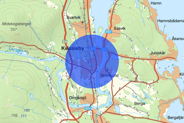 Kvissleby 20 mars 16:59, Brand, Sundsvall