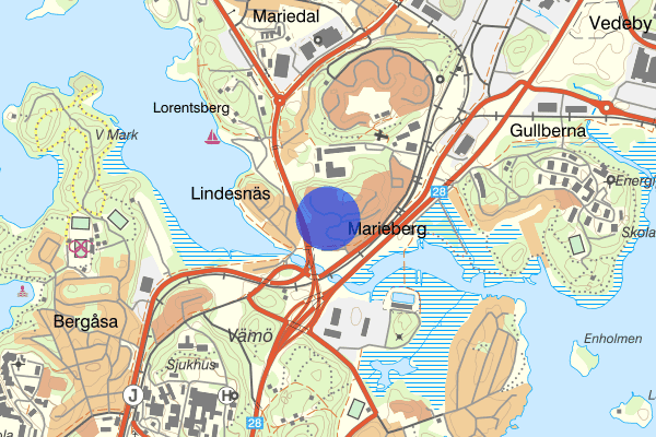 Mariebergsvägen 21 mars 17:19, Brand, Karlskrona