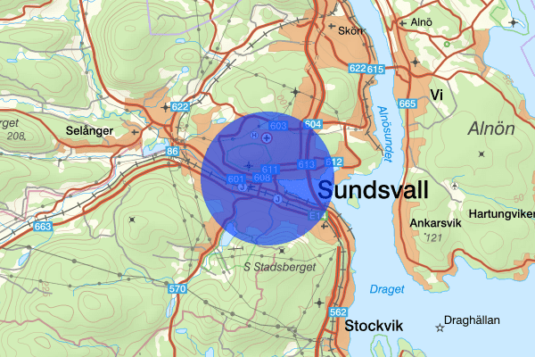 Norrmalm 21 mars 16:24, Fylleri/LOB, Sundsvall