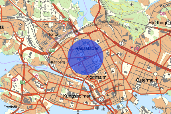 Odenplan 22 mars 17:34, Knivlagen, Stockholm