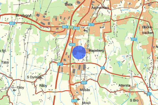 Mariebergsvägen 22 mars 19:15, Olaga hot, Örebro