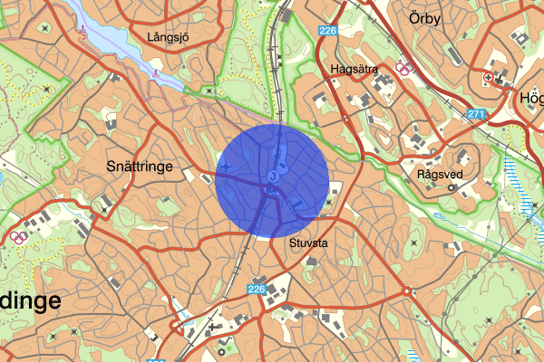 Stuvsta 22 mars 21:35, Trafikbrott, Huddinge