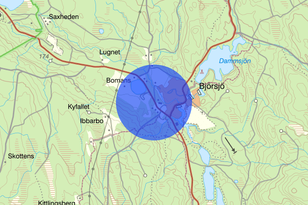 Ludvikavägen 23 mars 10:34, Trafikolycka, Smedjebacken