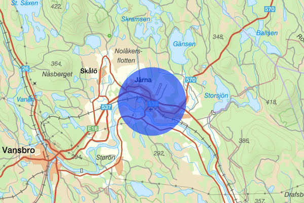 Järna 23 mars 14:18, Trafikhinder, Vansbro