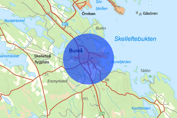 Bureå 23 mars 17:37, Trafikolycka, Skellefteå