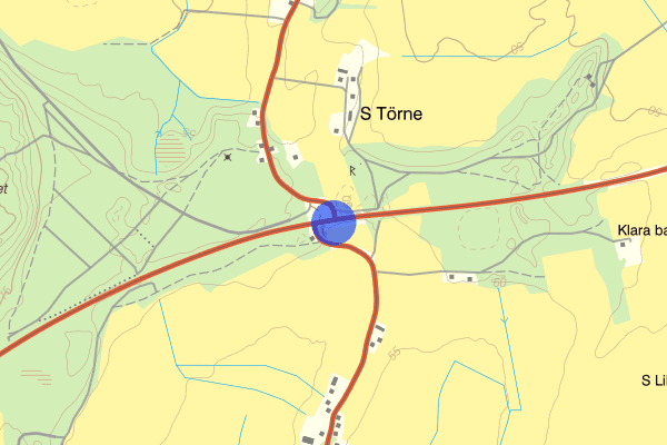 Segerstadsvägen E18 23 mars 21:57, Trafikolycka, vilt, Karlstad