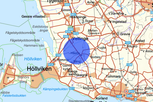 Norra Håslöv 24 mars 17:39, Rattfylleri, Vellinge