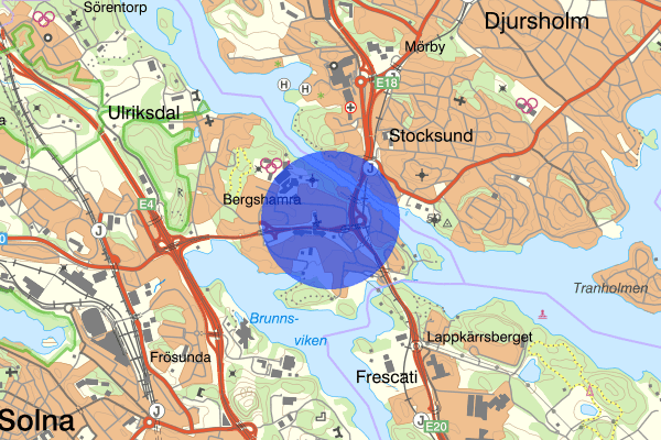 Bergshamra 24 mars 21:04, Brand, Solna