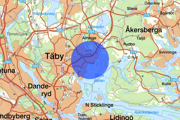 Viggbyholm 12 december 09:06, Anträffad död, Täby