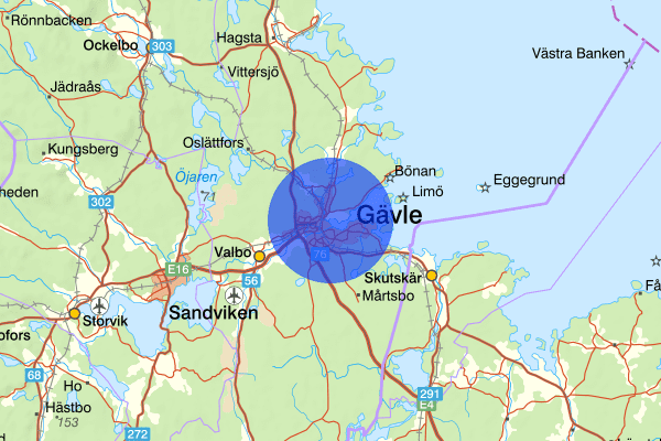 Gävle 25 mars 01:46, Misshandel, grov, Gävle