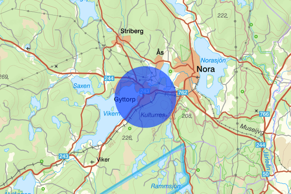 Gyttorp 25 mars 07:48, Sammanfattning natt, Örebro län