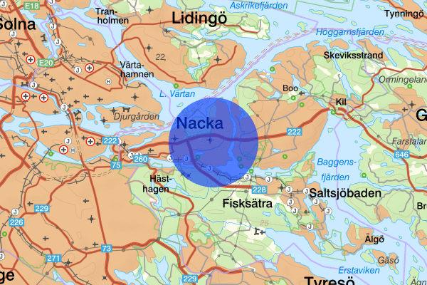 Ektorp 25 mars 06:27, Misshandel, Nacka