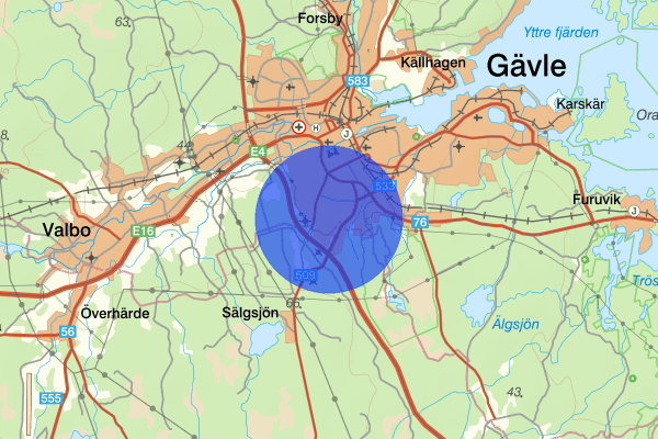 Andersberg 24 mars 20:29, Mord/dråp, försök, Gävle