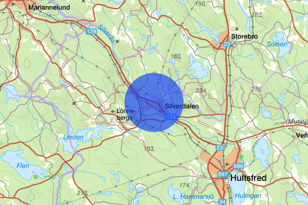 Silverdalen 25 mars 20:36, Trafikolycka, Hultsfred