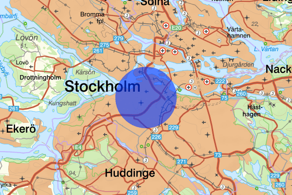 Midsommarkransen 25 mars 21:15, Fylleri/LOB, Stockholm