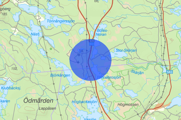 Tönnebro 26 mars 12:38, Trafikolycka, Söderhamn