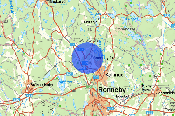 Hasselstad 26 mars 17:02, Trafikolycka, Ronneby