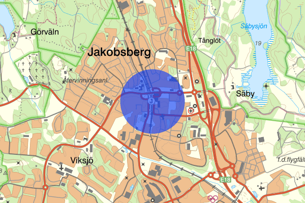 Jakobsberg 26 mars 17:53, Trafikolycka, personskada, Järfälla