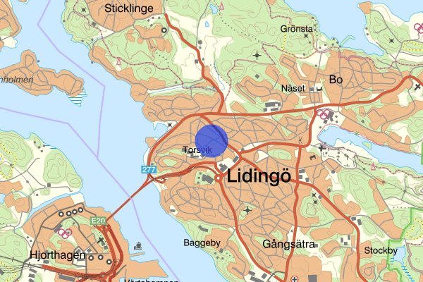 Friggavägen 27 mars 10:14, Trafikkontroll, Lidingö