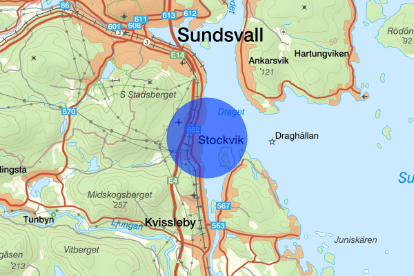 Bredsand 27 mars 15:09, Olovlig körning, Sundsvall